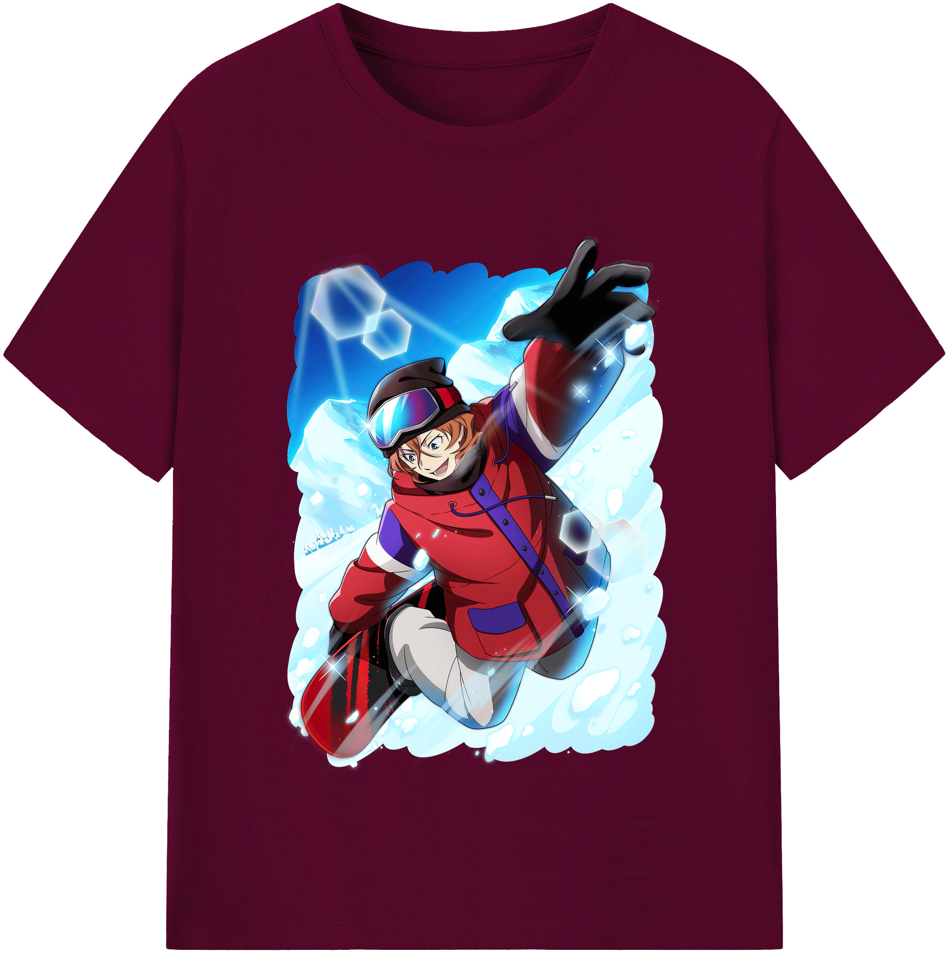 （画像用） 文豪ストレイドッグス Bungo Stray Dogs レディースカジュアルプリントTシャツ（綿100％）